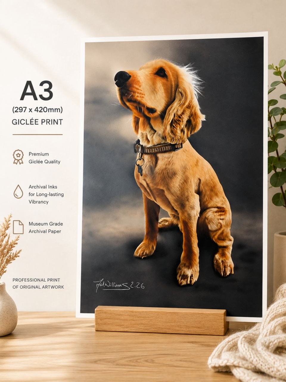 Chester The Cocker Spaniel A3
